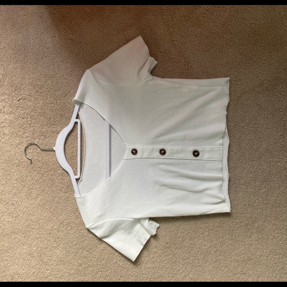 Shein crop tee